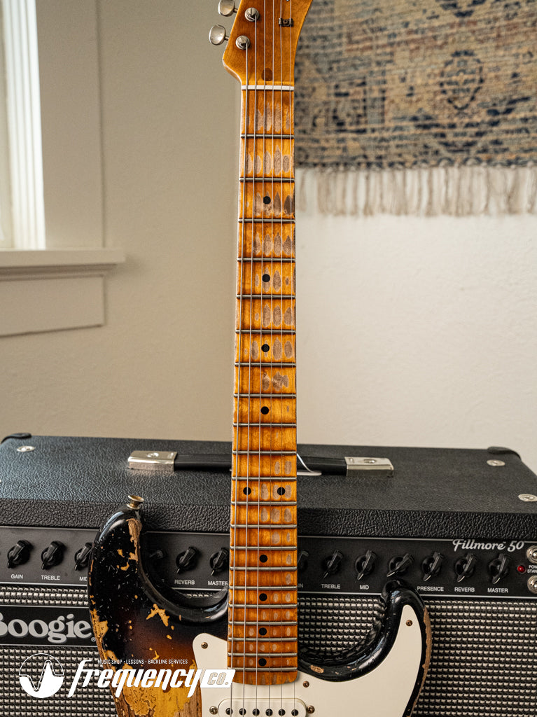 Fender Custom Shop 57 Stratocaster with Birdseye Esquire Neck Super Heavy Relic