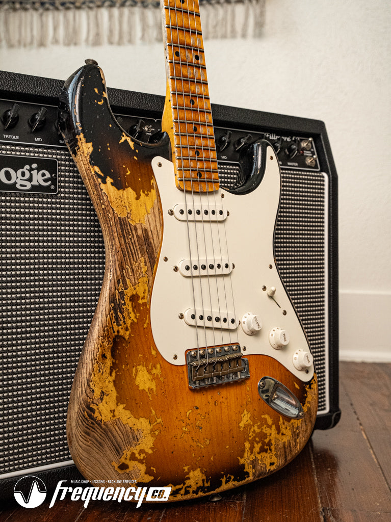 Fender Custom Shop 57 Stratocaster with Birdseye Esquire Neck Super Heavy Relic