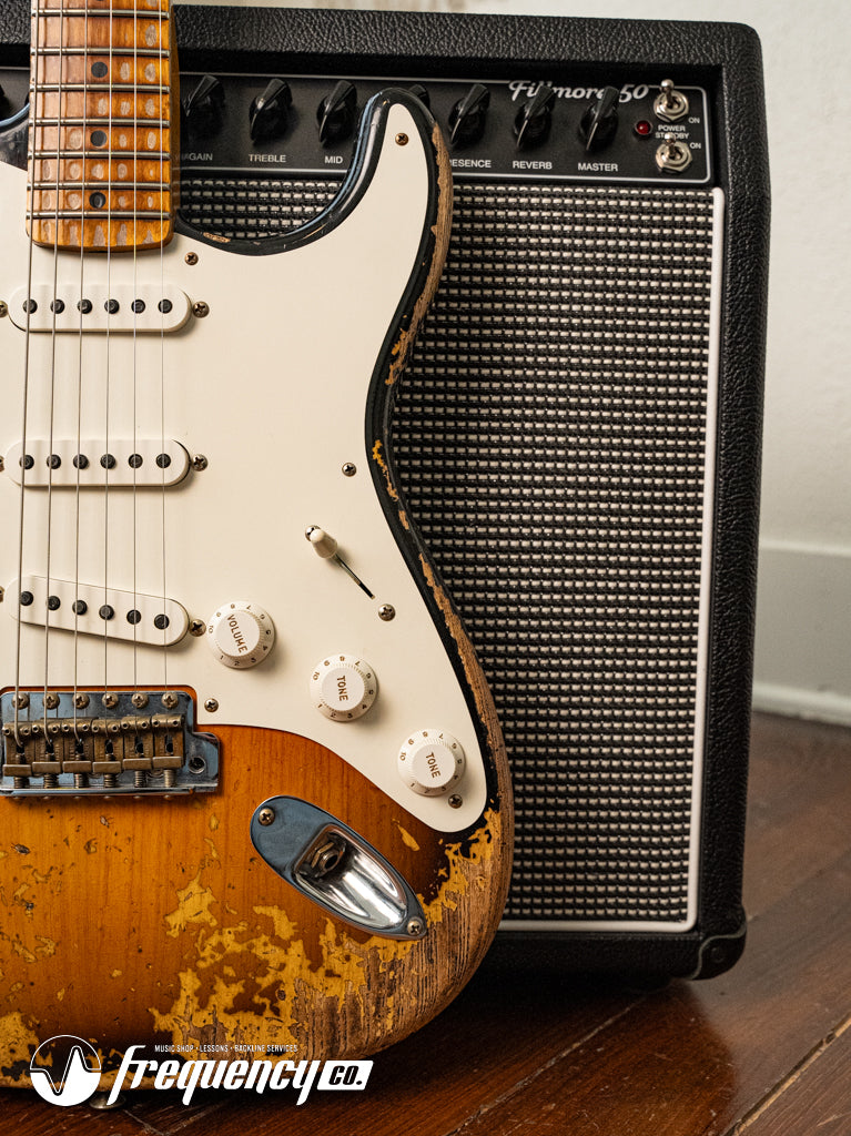 Fender Custom Shop 57 Stratocaster with Birdseye Esquire Neck Super Heavy Relic