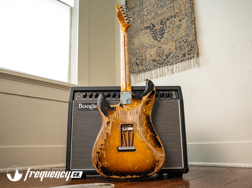 Fender Custom Shop 57 Stratocaster with Birdseye Esquire Neck Super Heavy Relic