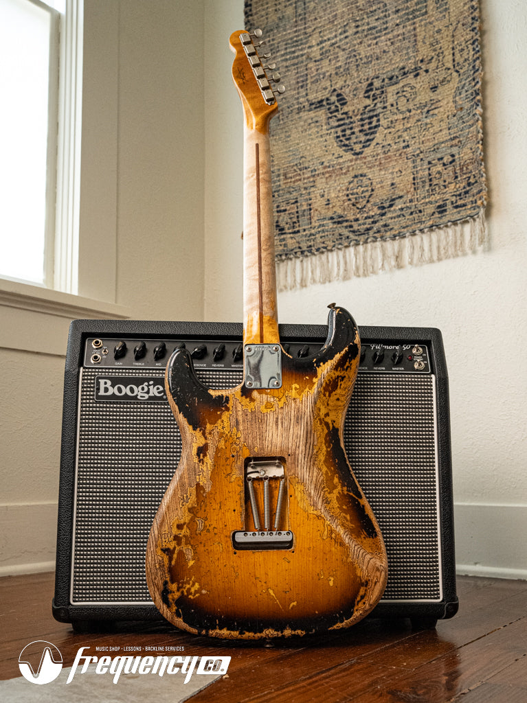 Fender Custom Shop 57 Stratocaster with Birdseye Esquire Neck Super Heavy Relic