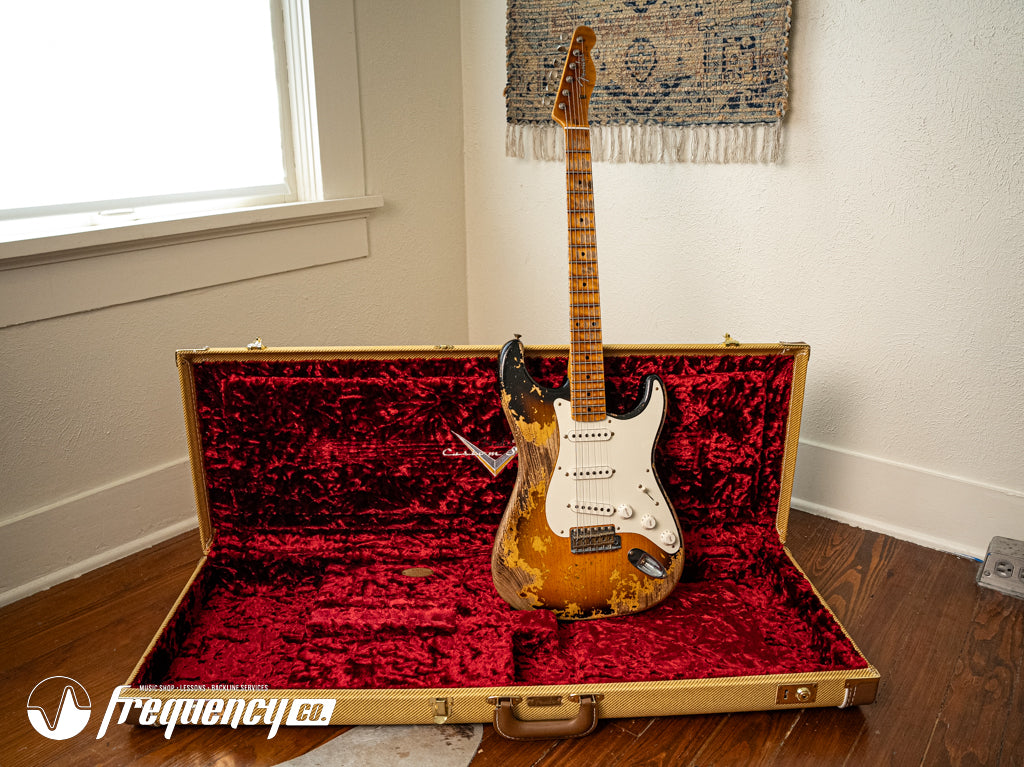Fender Custom Shop 57 Stratocaster with Birdseye Esquire Neck Super Heavy Relic