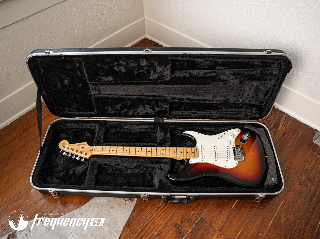 Fender American Standard Stratocaster in 3 Color Sunburst with a Rosewood Fingerboard - 2010