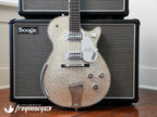Gretsch USA Custom Shop G6134CS Penguin Relic Masterbuilt by Chad Henrichsen - Silver Sparkle (738)