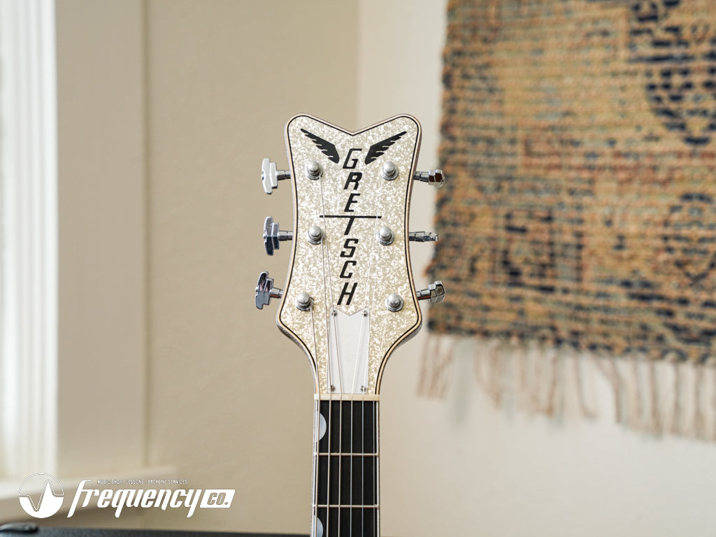 Gretsch USA Custom Shop G6134CS Penguin Relic Masterbuilt by Chad Henrichsen - Silver Sparkle (738)