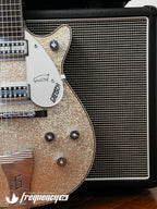 Gretsch USA Custom Shop G6134CS Penguin Relic Masterbuilt by Chad Henrichsen - Silver Sparkle (738)