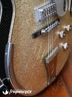 Gretsch USA Custom Shop G6134CS Penguin Relic Masterbuilt by Chad Henrichsen - Silver Sparkle (738)