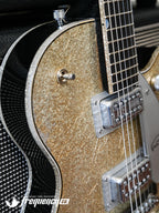 Gretsch USA Custom Shop G6134CS Penguin Relic Masterbuilt by Chad Henrichsen - Silver Sparkle (738)