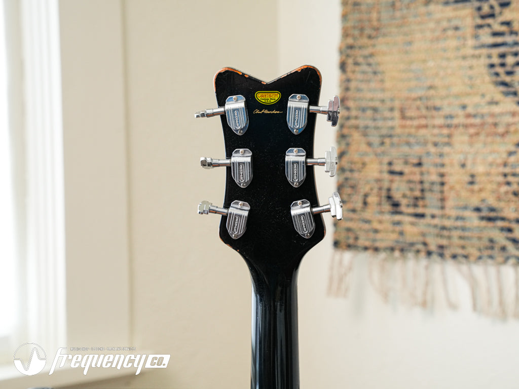 Gretsch USA Custom Shop G6134CS Penguin Relic Masterbuilt by Chad Henrichsen - Silver Sparkle (738)