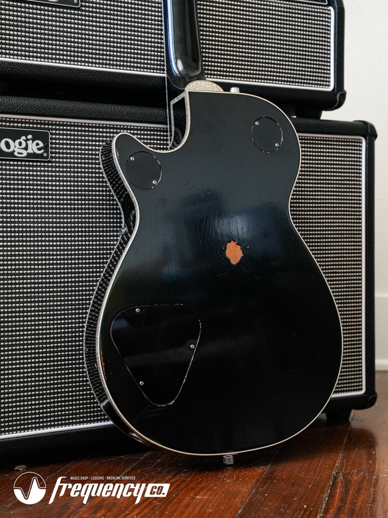 Gretsch USA Custom Shop G6134CS Penguin Relic Masterbuilt by Chad Henrichsen - Silver Sparkle (738)