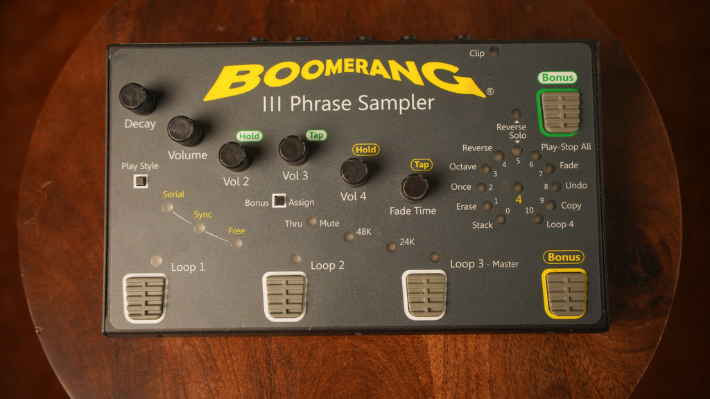 Boomerang III Phrase Sampler and Side Car Extension Pedal