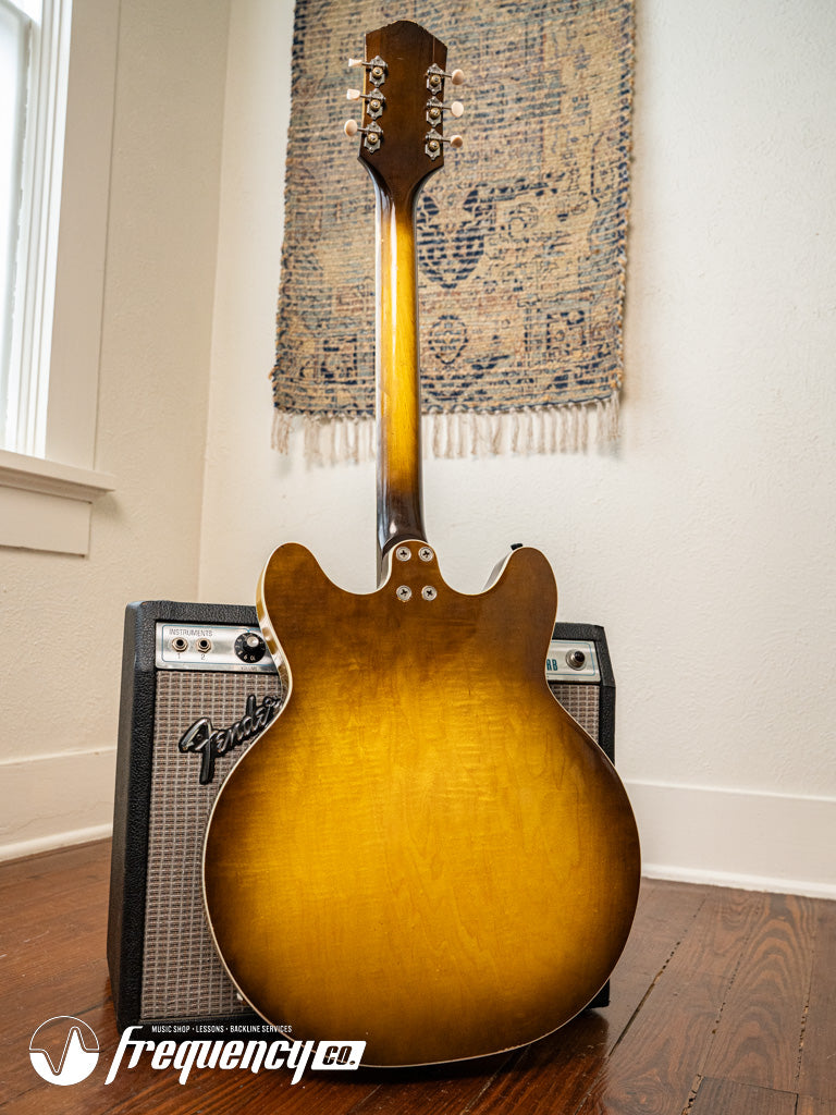 Harmony H-75 Hollowbody Electric Guitar in Vintage Burst - 1963