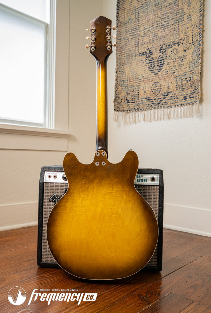 Harmony H-75 Hollowbody Electric Guitar in Vintage Burst - 1963