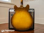 Harmony H-75 Hollowbody Electric Guitar in Vintage Burst - 1963