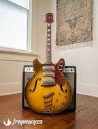 Harmony H-75 Hollowbody Electric Guitar in Vintage Burst - 1963