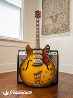 Harmony H-75 Hollowbody Electric Guitar in Vintage Burst - 1963