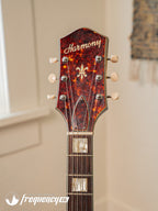 Harmony H-75 Hollowbody Electric Guitar in Vintage Burst - 1963