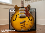 Harmony H-75 Hollowbody Electric Guitar in Vintage Burst - 1963