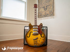 Harmony H-75 Hollowbody Electric Guitar in Vintage Burst - 1963