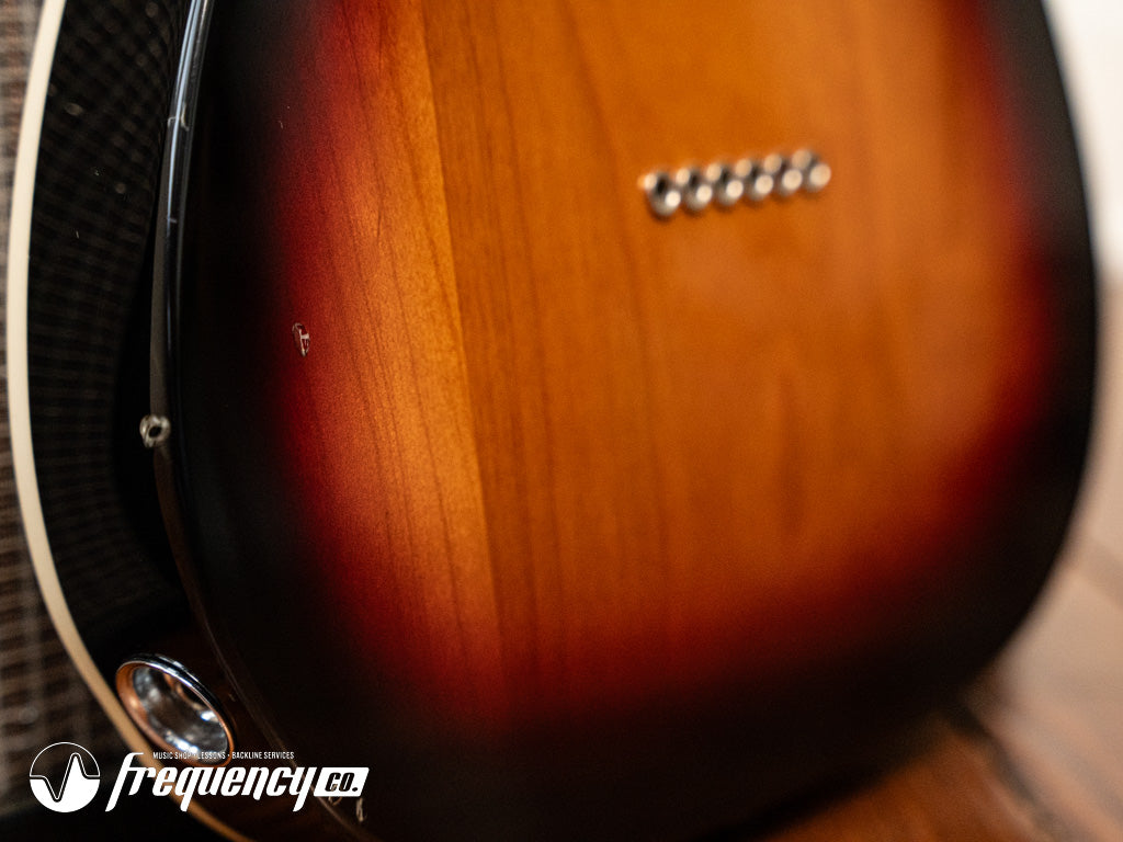 Fender MIM Deluxe Telecaster Thinline with Rosewood Fingerboard in Sunburst - 2016