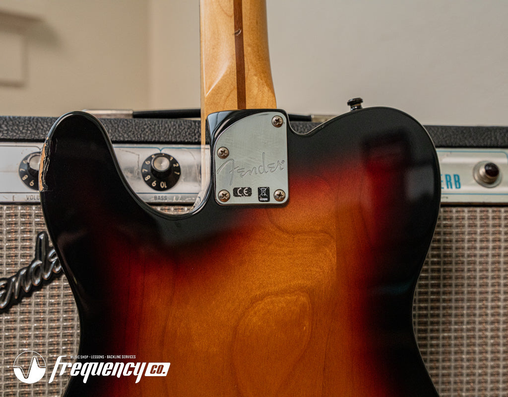 Fender MIM Deluxe Telecaster Thinline with Rosewood Fingerboard in Sunburst - 2016