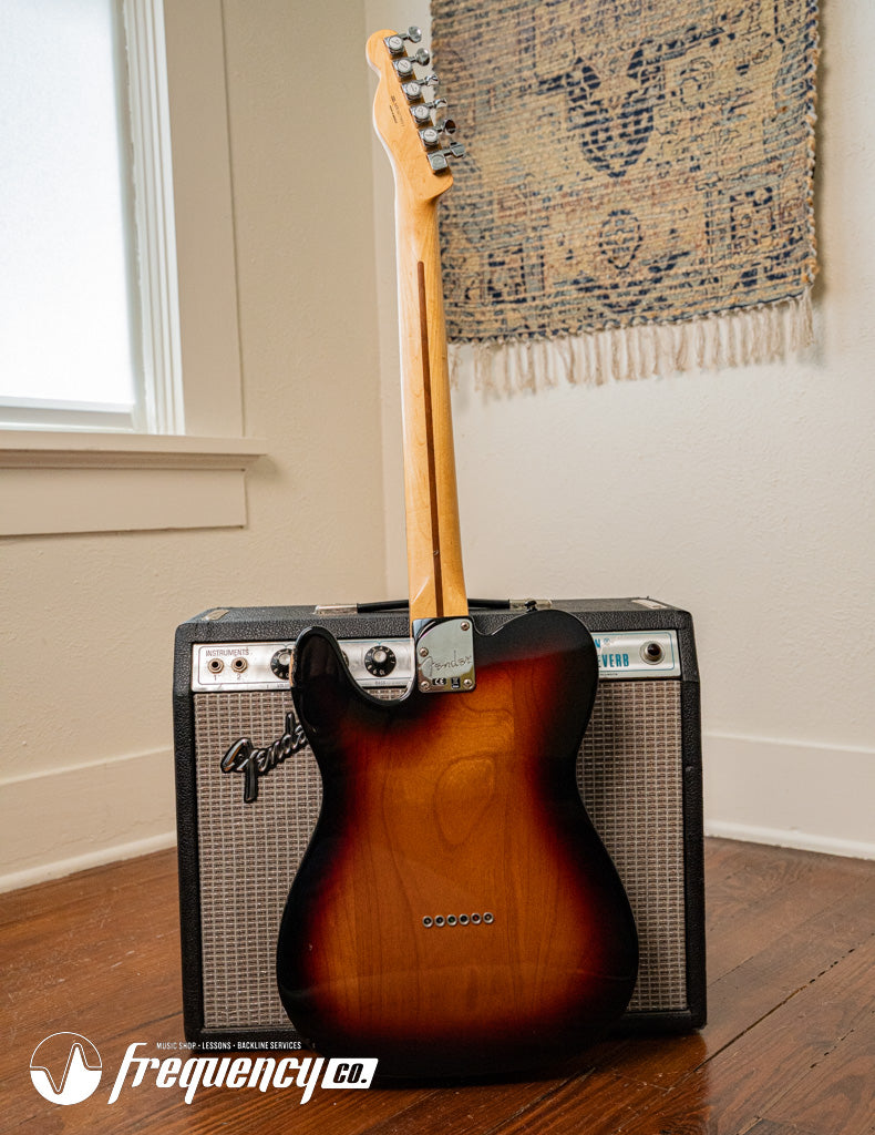 Fender MIM Deluxe Telecaster Thinline with Rosewood Fingerboard in Sunburst - 2016