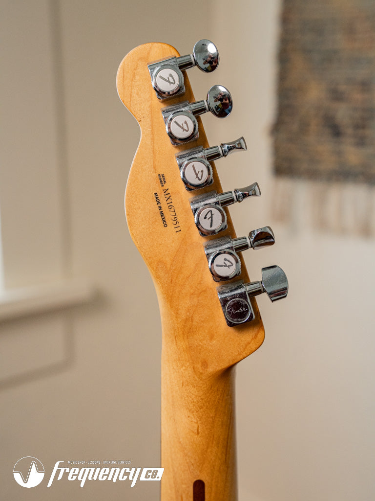 Fender MIM Deluxe Telecaster Thinline with Rosewood Fingerboard in Sunburst - 2016