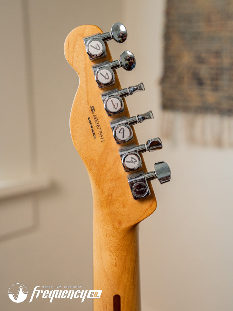 Fender MIM Deluxe Telecaster Thinline with Rosewood Fingerboard in Sunburst - 2016