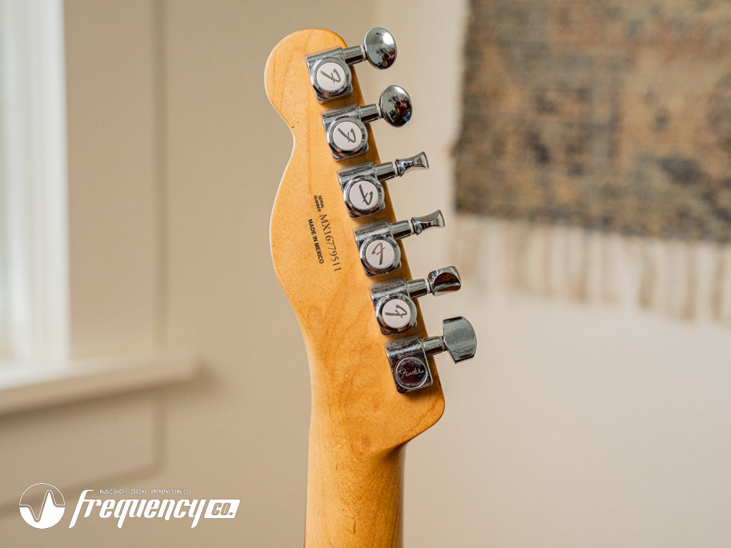 Fender MIM Deluxe Telecaster Thinline with Rosewood Fingerboard in Sunburst - 2016