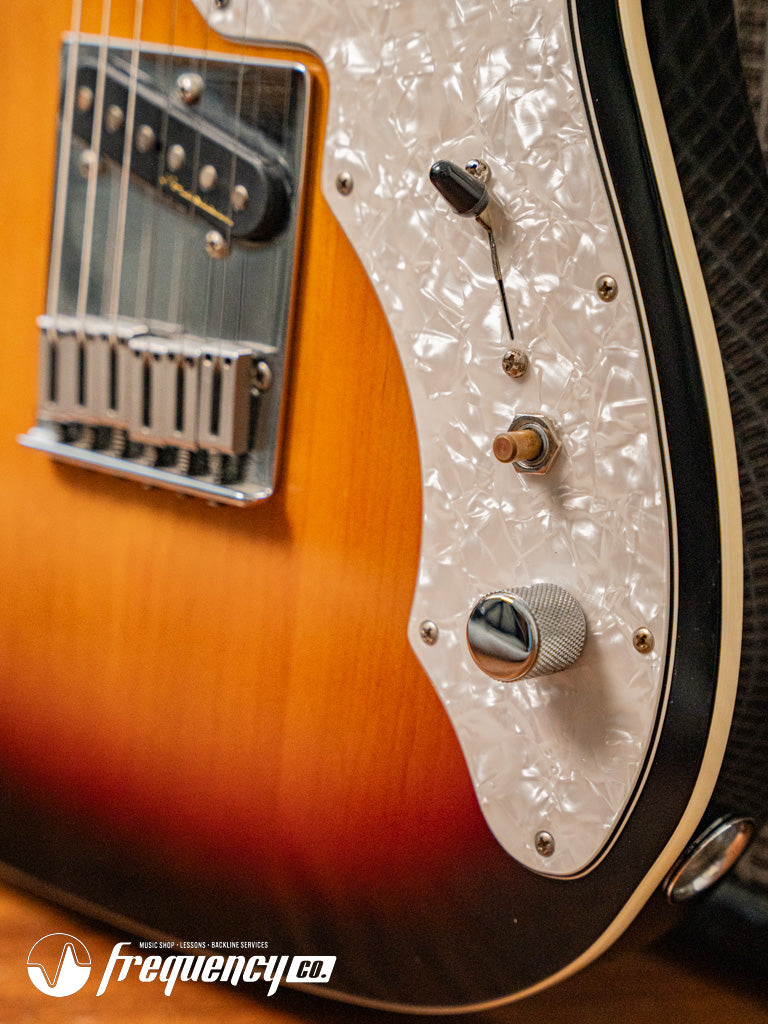 Fender MIM Deluxe Telecaster Thinline with Rosewood Fingerboard in Sunburst - 2016