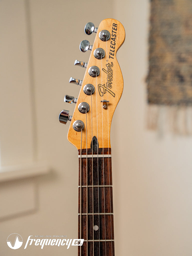 Fender MIM Deluxe Telecaster Thinline with Rosewood Fingerboard in Sunburst - 2016