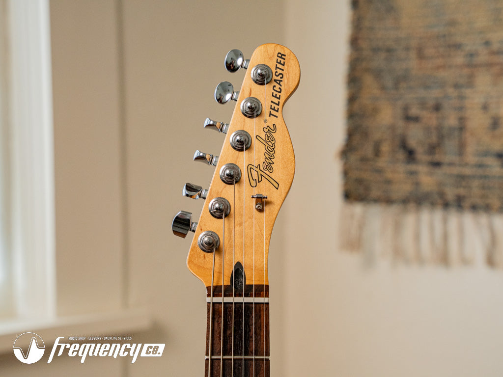 Fender MIM Deluxe Telecaster Thinline with Rosewood Fingerboard in Sunburst - 2016