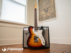 Fender MIM Deluxe Telecaster Thinline with Rosewood Fingerboard in Sunburst - 2016