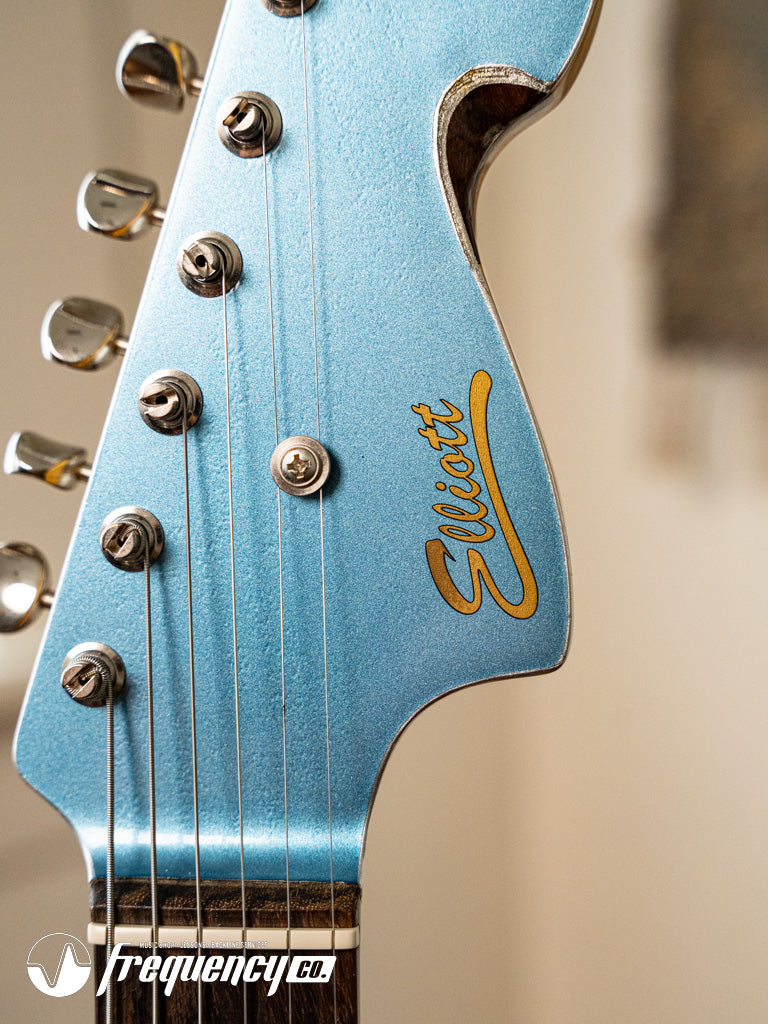 Elliott Peter Stroud Tone Master with Rosewood Fingerboard in Lake Placid Blue - 2022