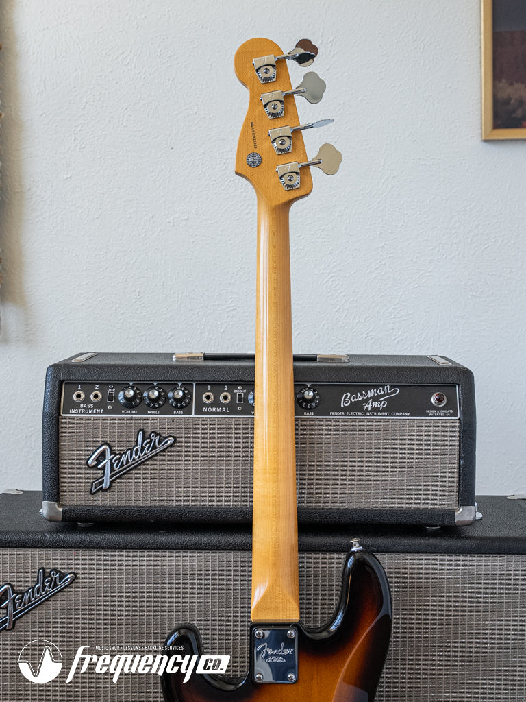 Fender Select Precision Bass in a Two Tone Sunburst wit a Flamed Maple Top and Fretboard - 2012