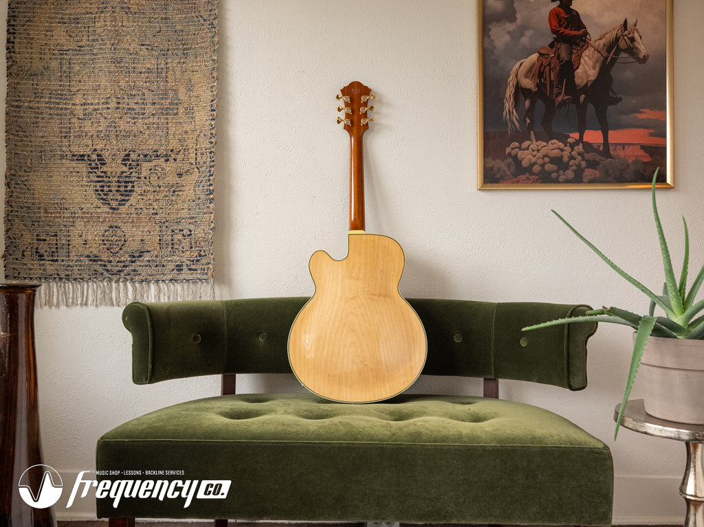 Ibanez PM-200 Pat Metheny Signature Hollow-Body in a Natural Finish - 2015