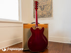 Guild Starfire V in Cherry Red with Rare Mahogany Body - 1965