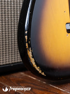 Fender Custom Shop 1960 Reissue Stratocaster Relic in 2 Tone Sunburst with a Rosewood Fingerboard - 2011