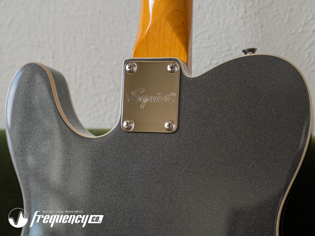 Squire Classic Vibes 60's Custom Telecaster with Bigsby Tremolo in Charcoal Frost Metallic - 2025
