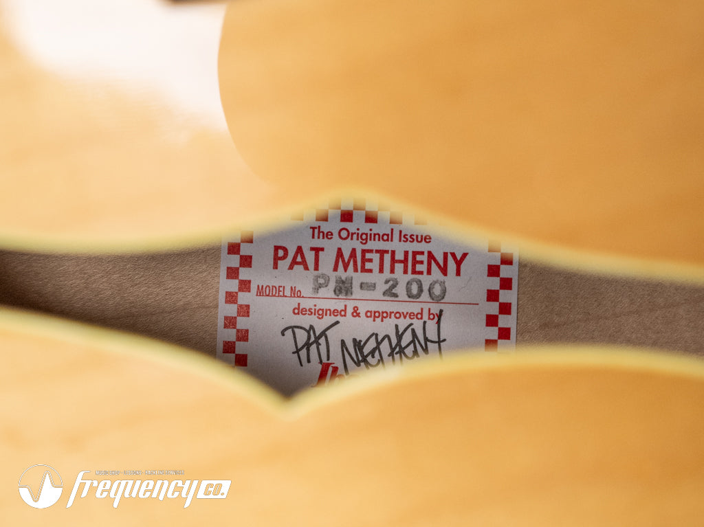 Ibanez PM-200 Pat Metheny Signature Hollow-Body in a Natural Finish - 2015