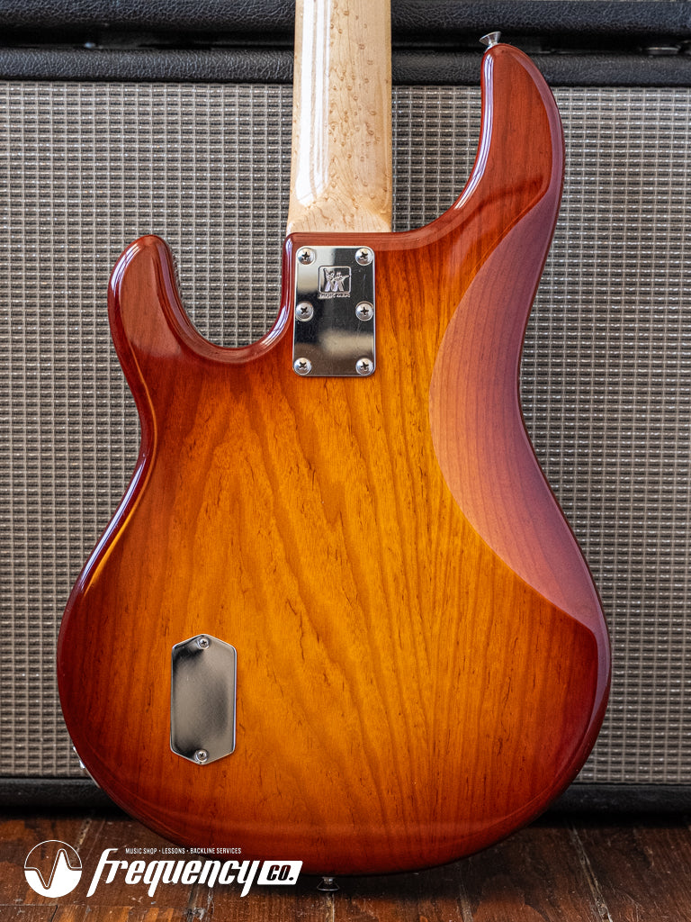 Ernie Ball Music Man Stingray 5 Bass with a Birdseye Maple Neck in Sunburst - 1991