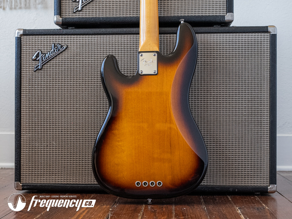 Fender Select Precision Bass in a Two Tone Sunburst wit a Flamed Maple Top and Fretboard - 2012