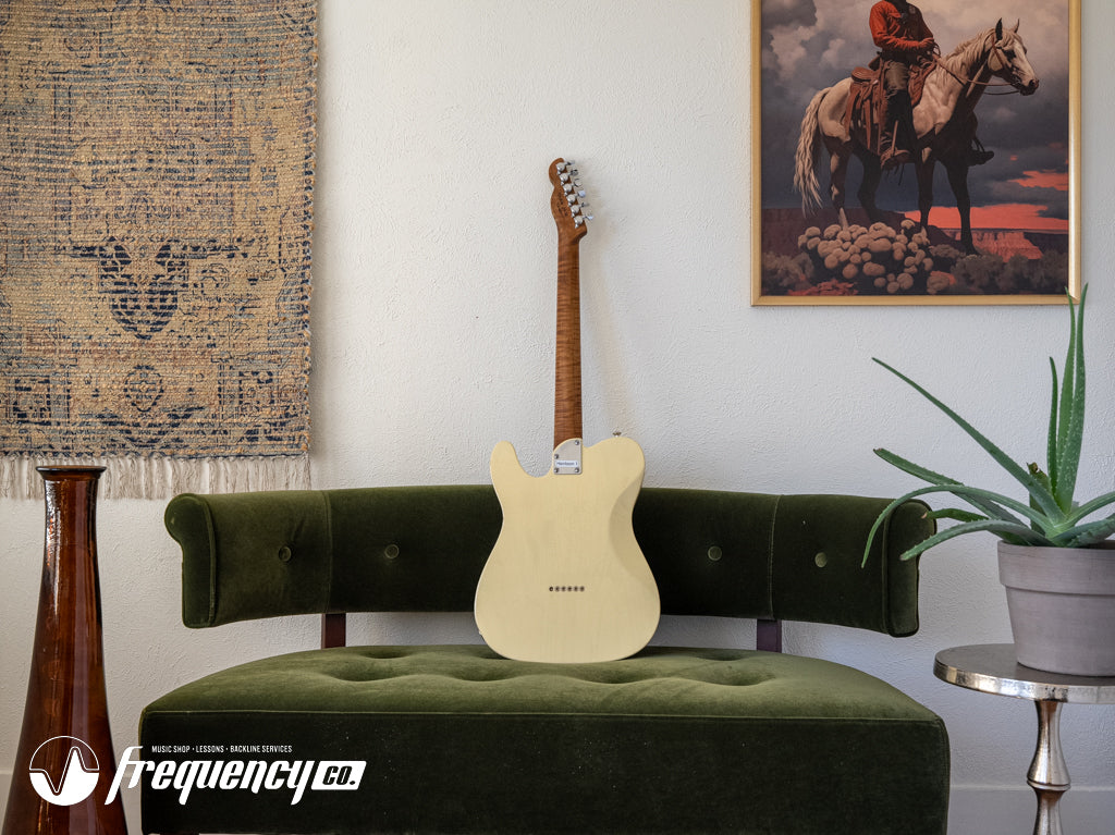 LSL Instruments T Bone Blonde with a Roasted Maple Neck and Contoured Body NAMM 2026 Build