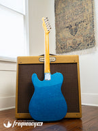 Fender Custom Shop TV Jones Telecaster with Bigsby Tremolo in Blue Sparkle NOS - 2019