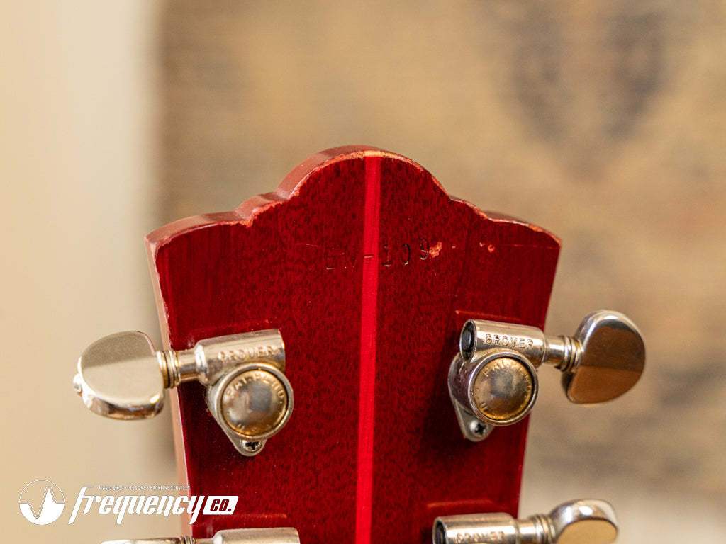Guild Starfire V in Cherry Red with Rare Mahogany Body - 1965