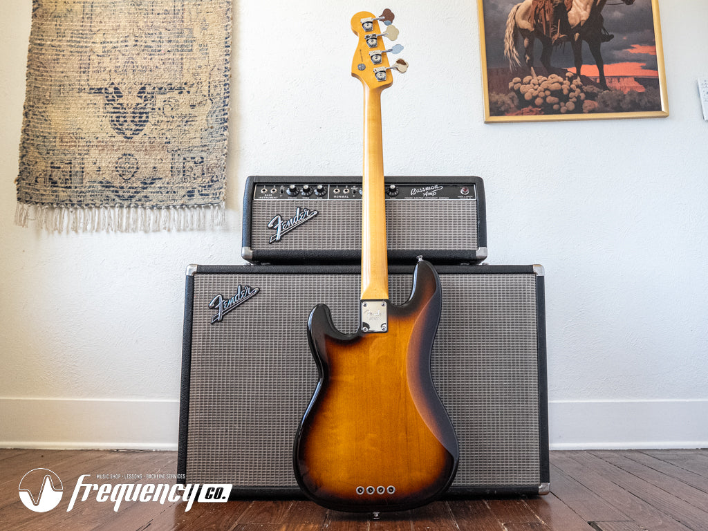 Fender Select Precision Bass in a Two Tone Sunburst wit a Flamed Maple Top and Fretboard - 2012