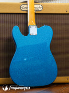 Fender Custom Shop TV Jones Telecaster with Bigsby Tremolo in Blue Sparkle NOS - 2019
