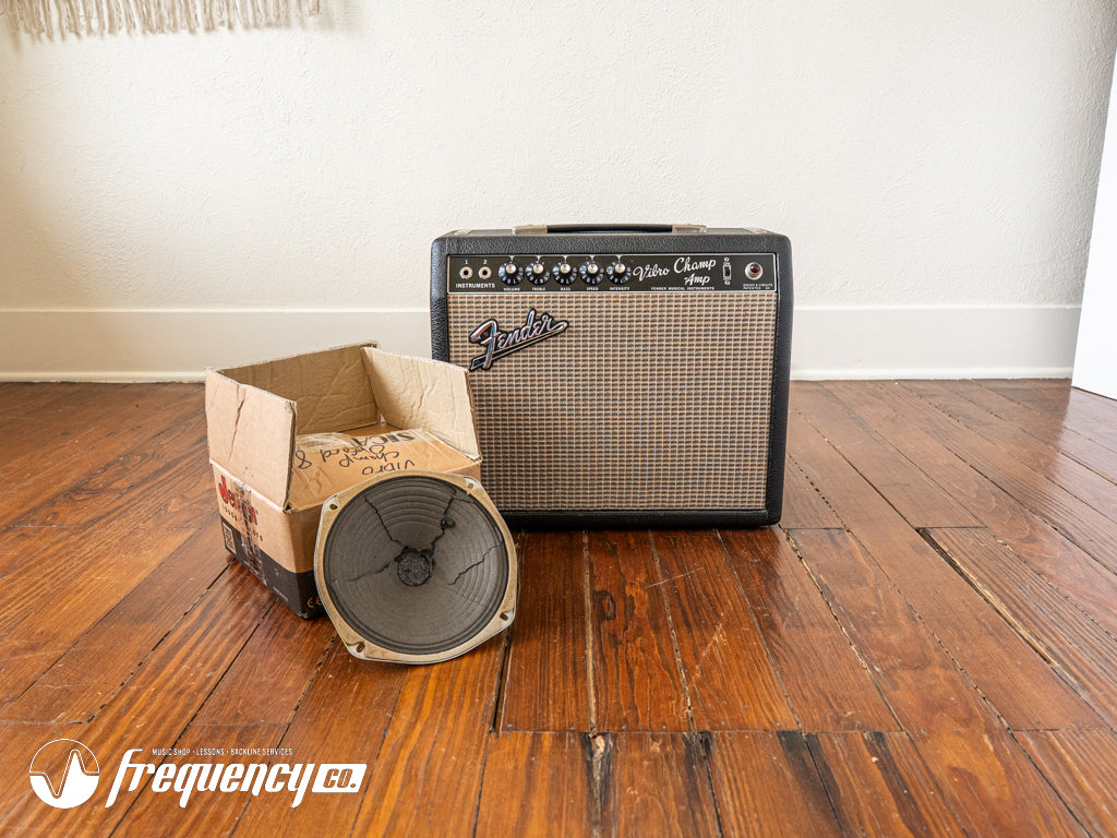 Fender Blackface Vibro Champ Amp AA764 - 1965