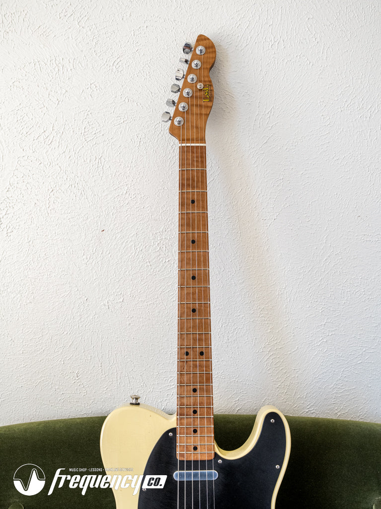 LSL Instruments T Bone Blonde with a Roasted Maple Neck and Contoured Body NAMM 2026 Build