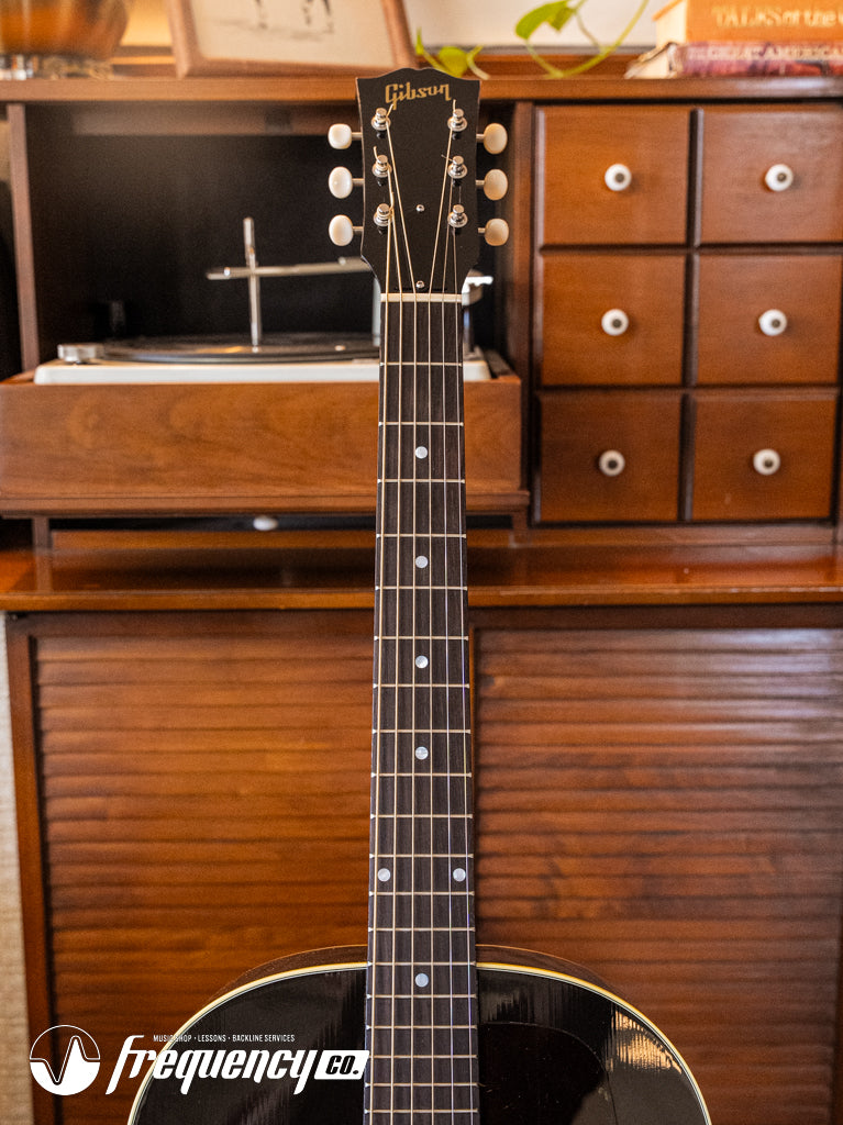 Gibson J-45 50's Original in Ebony with an LR Baggs Anthem VTC - 2024